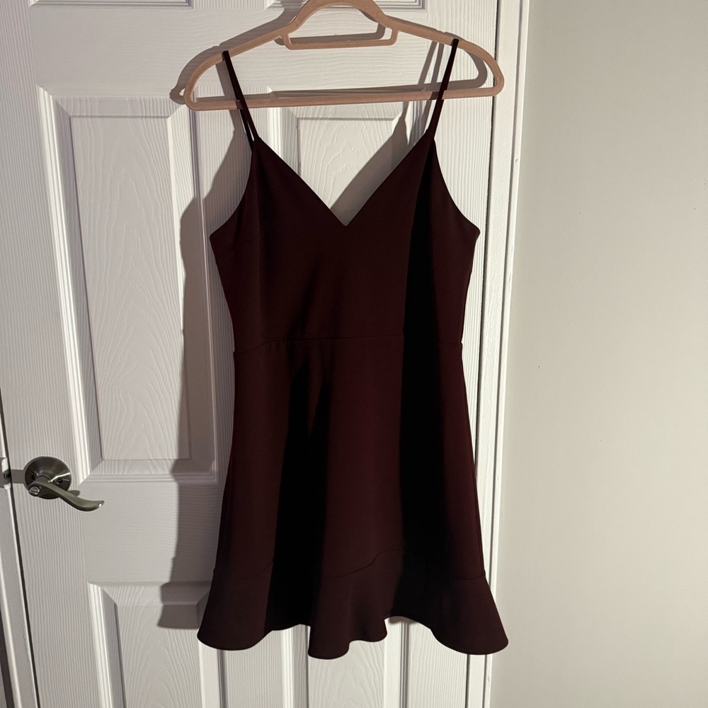 ❤️NWOT❤️ Express Deep Red Burgundy mini cocktail dress